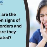 What are the common signs of TMJ disorders and how are they treated?